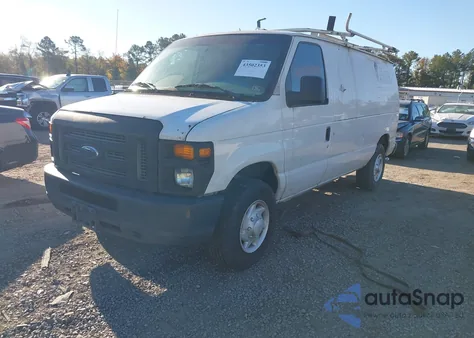 2008 Ford E-250 Commercial z USA, uszkodzony, nr VIN 1FTNE24W78DB52492